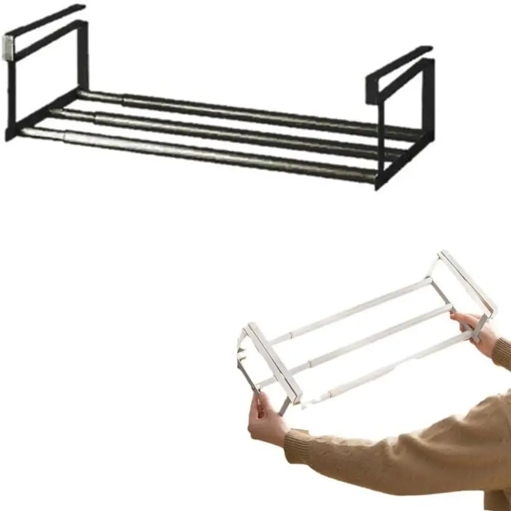 

Portable Shoe Storage Rack Space-saving Under Hanging Hanging Basket Easy To Install Large Capacity Retractable Shoe Cabinet