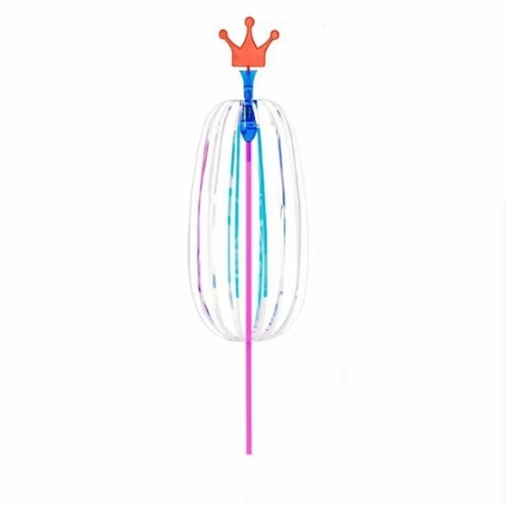 

New Rainbow Color Magic Wand Shining Light Colorful Luminous Magic Stick Bubble Light Wand Stick Entertainment