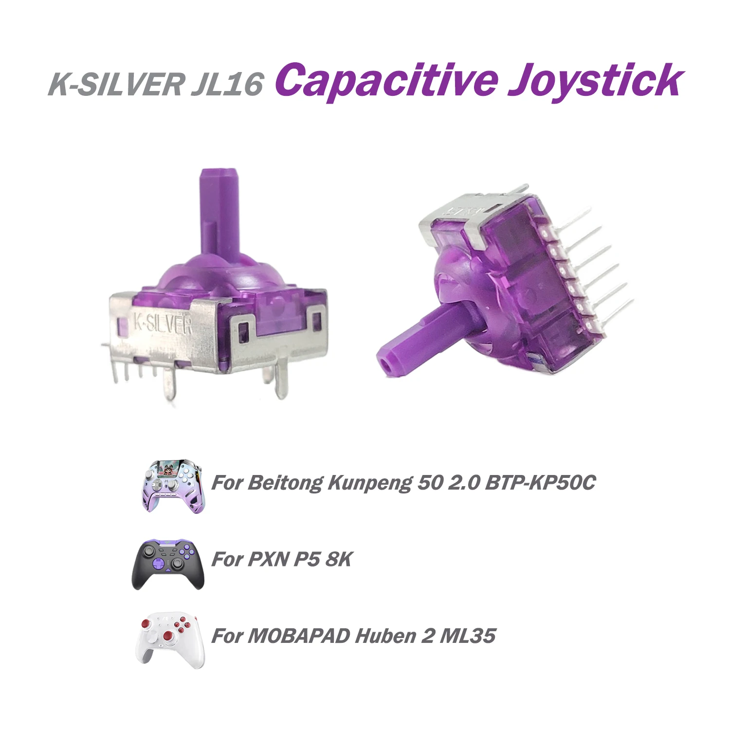 2pcs K-SILVER JL16 Capacitive Joystick Replacement for Beitong