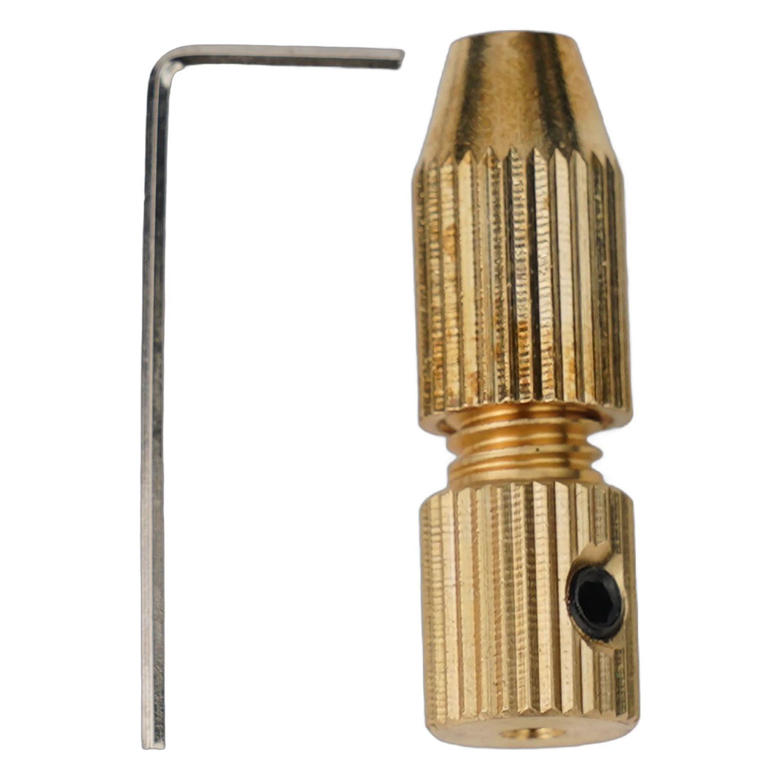 Llave inglesa, portabrocas, orificio de eje de 2,0mm, accesorio de latón, portabrocas dorado para el hogar, fábrica, jardín, alta calidad, nuevo