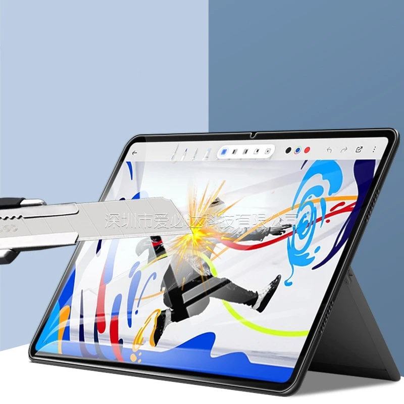 ฟิล์มป้องกันหน้าจอกระจกแท็บเล็ตแบบพรีเมี่ยมสำหรับ Xiaomi Pad 6S Pro 12.4นิ้วอุปกรณ์ป้องกันหน้าจอ2024