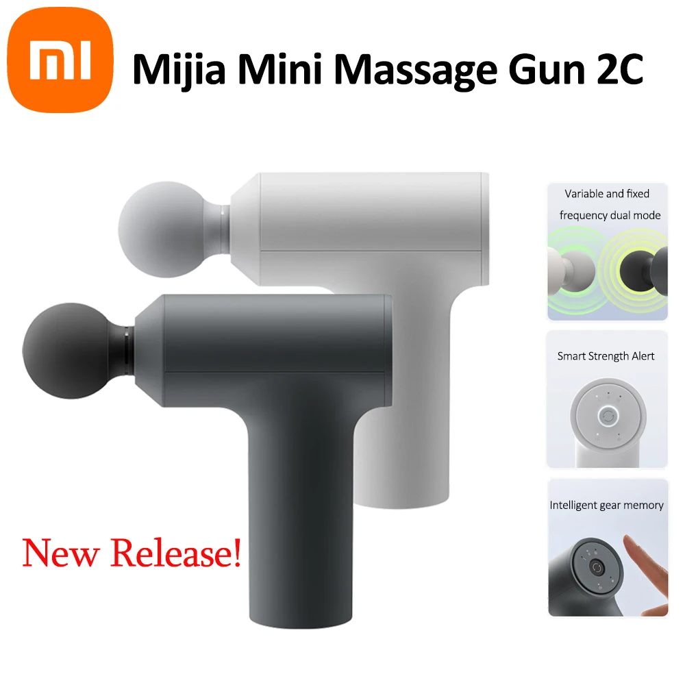 

Xiaomi Mijia Mini Massage Gun 2C Electric Neck Massager Smart Hit Fascia Gun Body Massage Relaxation Fitness Muscle Pain Relief