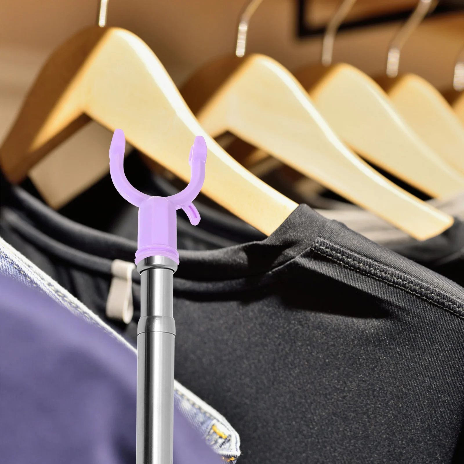 

3Pcs Clothes Fork Head Replacement Plastic Parts for Hanger Organizer Clothes Forks for Pole Pole Connectors