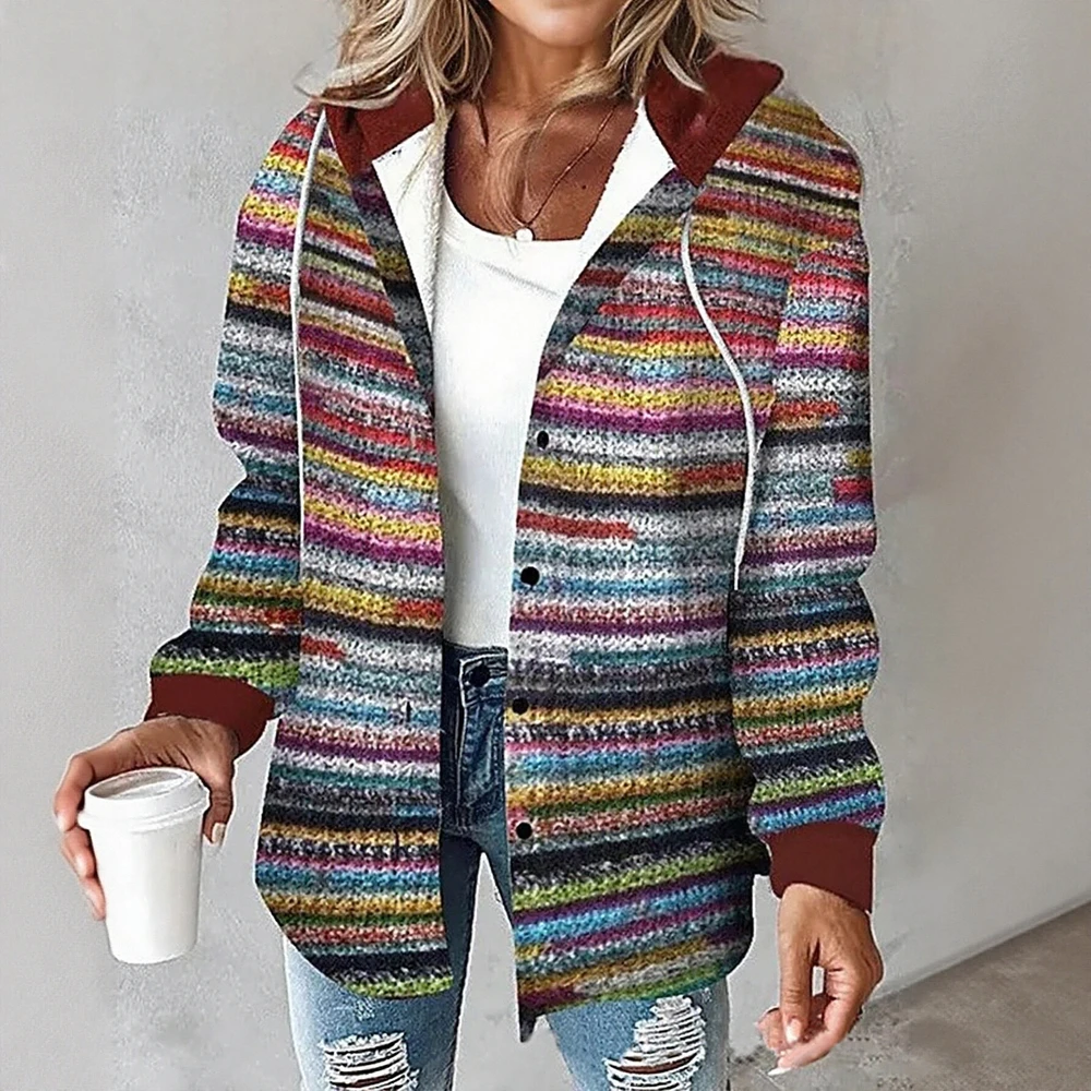 

Женская большая клетчатая куртка, повседневная осенне-зимняя утолщенная теплая цельная верхняя одежда в европейском и американском стиле