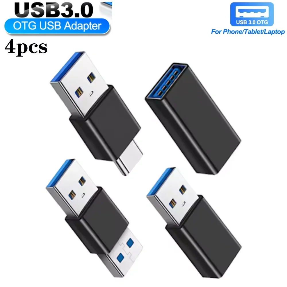 USB 3.0 Extension Adapter 10Gbps USB Type C Female Connector for PC Computer Phone USB C Male to Female Extension Plug Converter
