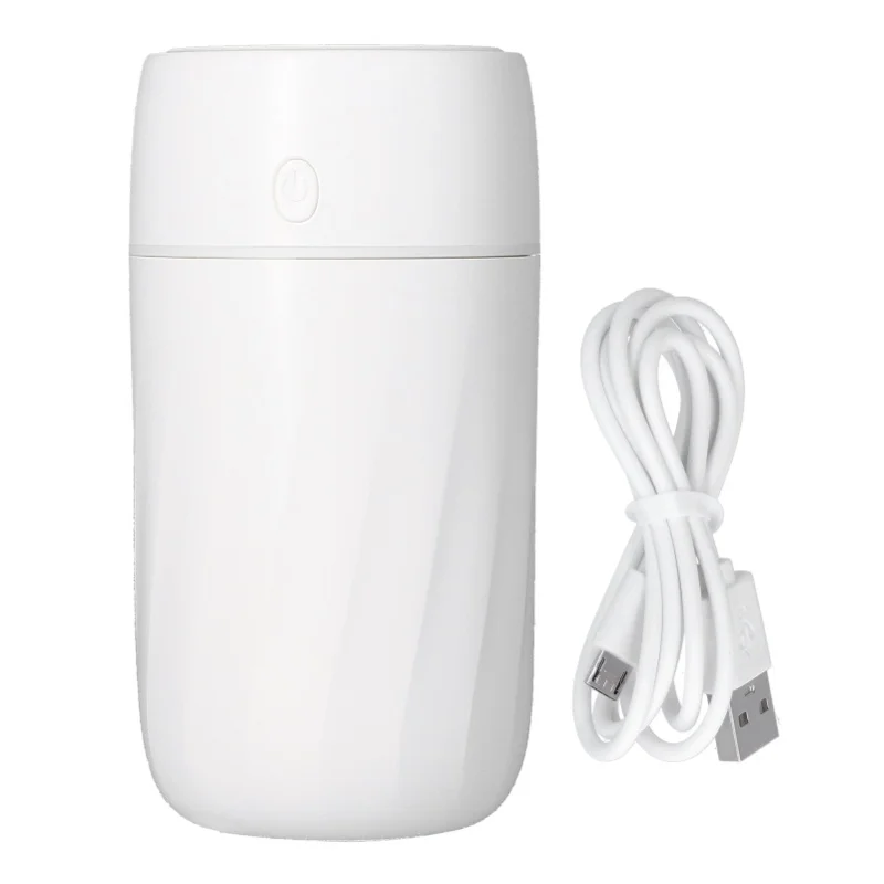 300ml Mini Humidifier Portable Colorful Lights USB Humidifier For Home Bedroom Office CarWhite