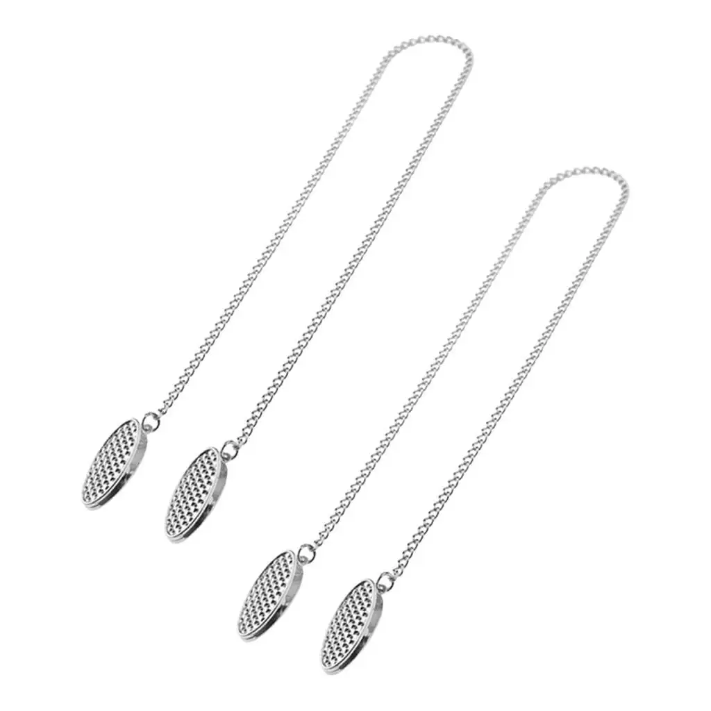 Alloy Napkin Clip Lanyard Chain Adjustable Bib Towel Holder Clothing Guard for Outdoor Picnic Drawing Studio Gathering Use
