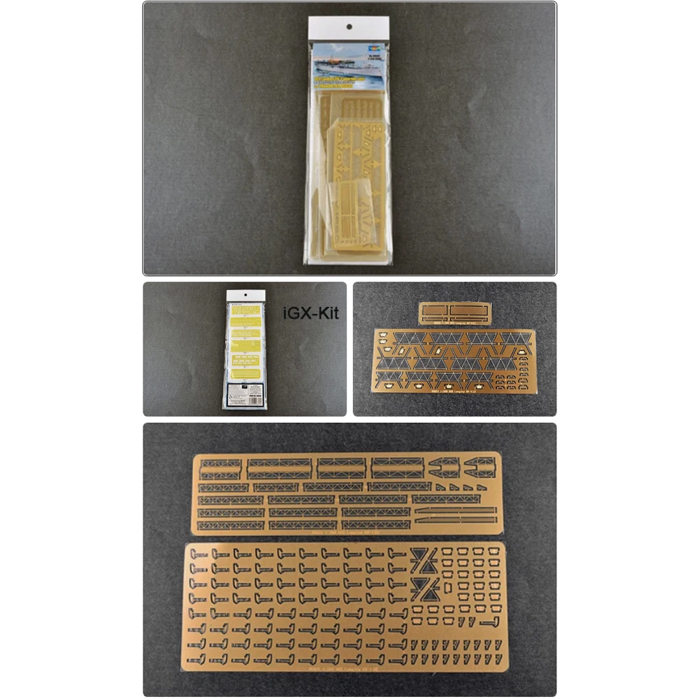 Trumpeter 06647 1:350 Scale USS Langley AV3 AV-3 Photo Etched Parts Upgrade Conversion Set  Plastic Assembly Building Model Kit