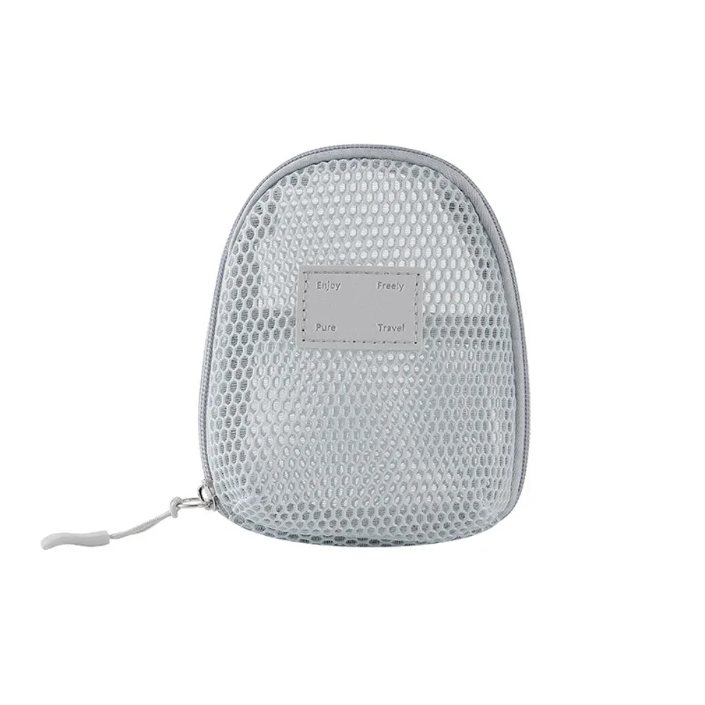 

Casual Nylon Cosmetic Bag Hand-held Mesh Storage Pouch Multipurpose With Zipper Toiletry Wash Bags Women