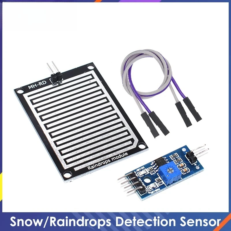 Snow Raindrops Detection Sensor Module Rain Weather Module Humidity For Arduino Relay Control Module