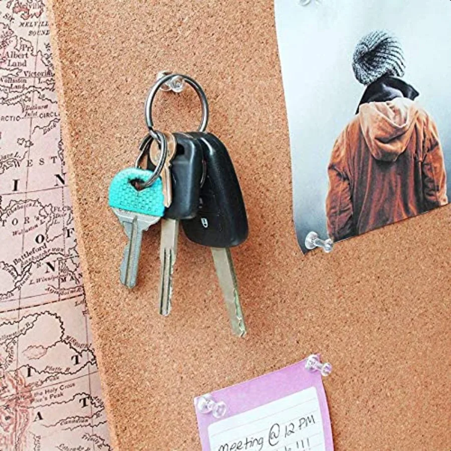 بلاط لوح الفلين 12 × 12 في 1 4 بوصة 4 عبوات من الورق المقوى المربع البني للمكتب ولوحات الإعلانات للجدران الوقايات اليدوية #4