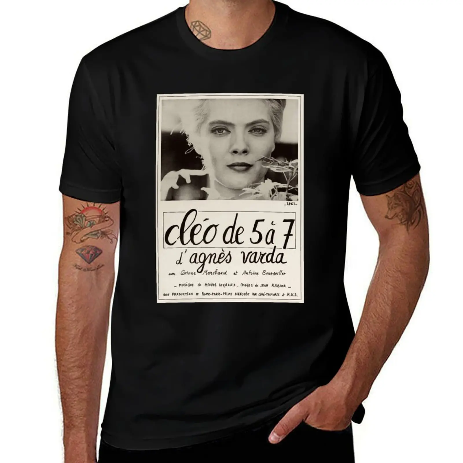Cleo From 5 to 7 Poster T-Shirt Outdoor Work Short Sleeve Top T-Shirt