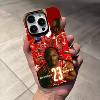 Star J-Jordan 23 Phone Case Liquid silicone for Apple 16 15promax full cover drop-proof 16 15 14 13 matte skin feel 11pro
