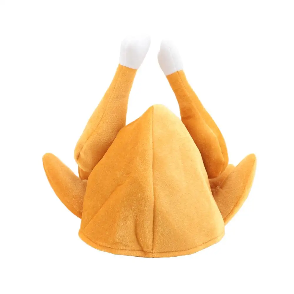 

Adults Funny Roasted Caps Thanksgiving Day Festival Costume Turkey Hat