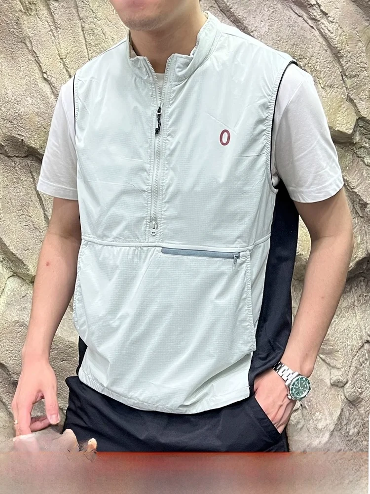 

Hong Kong Lightweight Breathable Waterproof Outdoor Workwear Vest Summer Couple Mountain Series Functional Vest
