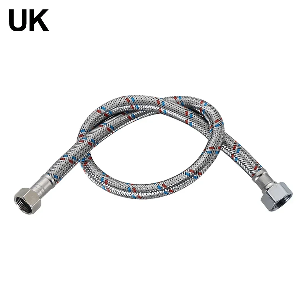 Bathroom Flexible Water Supply Hose Braided Hose Cold Hot Explosion Proof High Quality Nylon Wire Compatibility