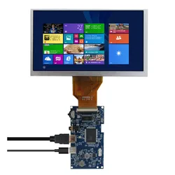 6.5 Inch AT065TN14 50Pin Portable LCD Display Screen Universal DIY Type-c Mini HDMI Driver Control Board Raspberry Pi PC Monitor