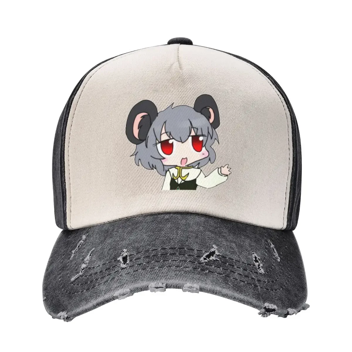 Nazrin Nyn | Touhou Nazrin | Funny mouse girl Baseball Cap Visor Sports Cap Boy Women's