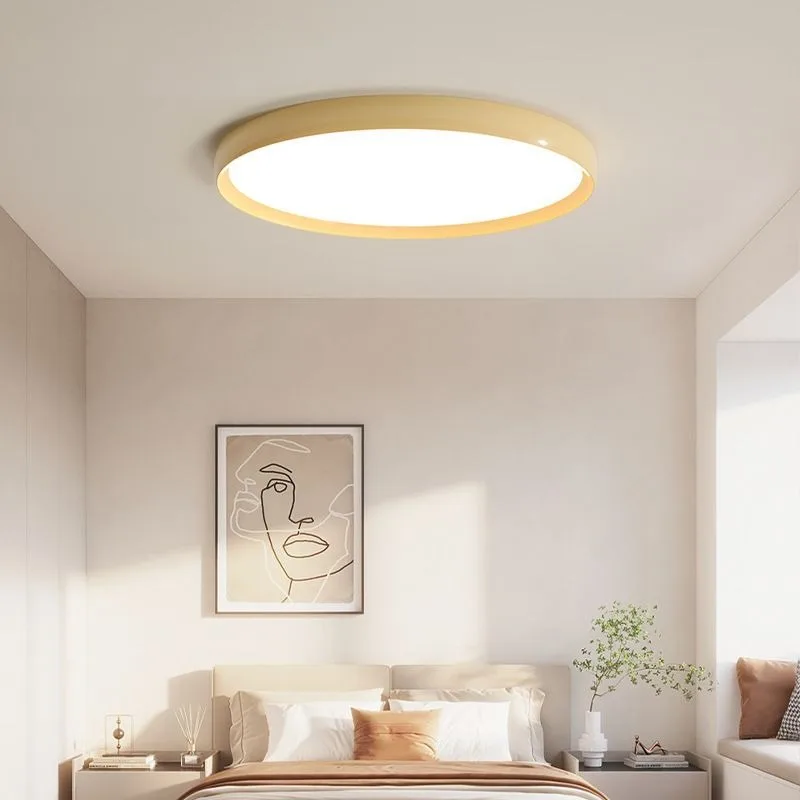 Full Spectrum Eye Protection LED Ceiling Light Cream Style Bright Bedroom Master Room Advanced Sense Home  Room  Decor  Lighting