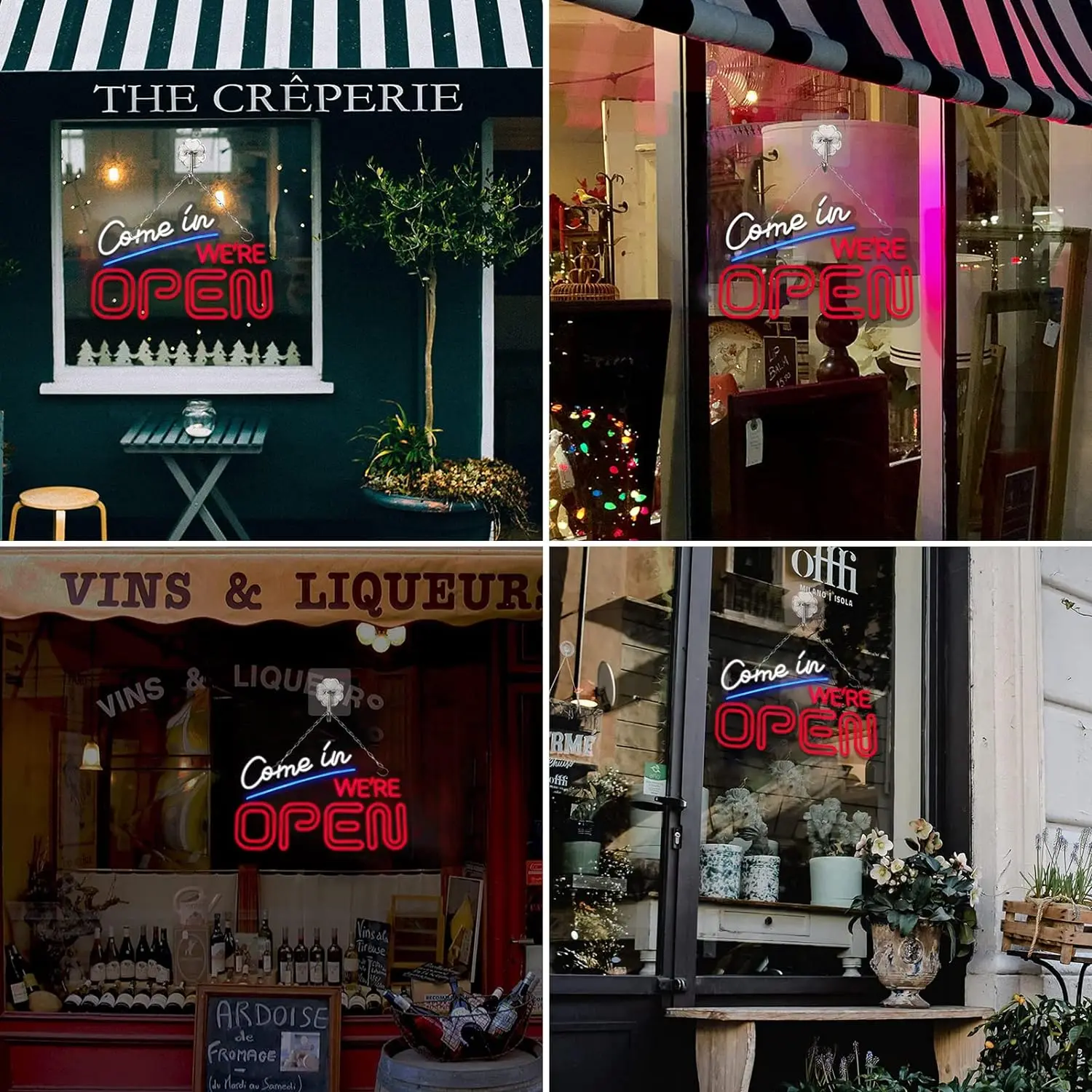 1 Piece OPEN Bright Neon Sign Shop Open Sign For Window Party Shop Bar with Open Sign, with On/Off Switch