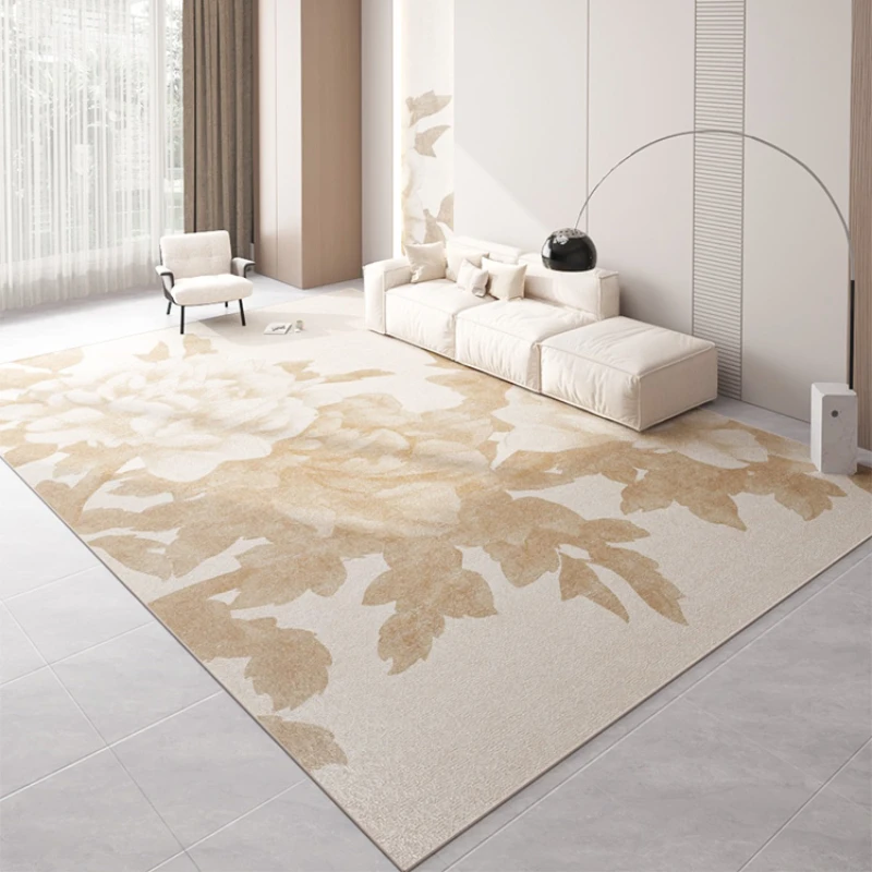 Maillard Style Large Area Carpet Living Room 2024 New Thick Anti Slip Carpets High End Light Luxury Japanese Anti Fouling Rug