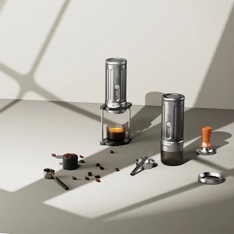 

2026unique портативная перезаряжаемая итальянская кофеварка с беспроводным подогревом и питанием от USB для дома, автомобиля, путешествий, кемпинга, отеля