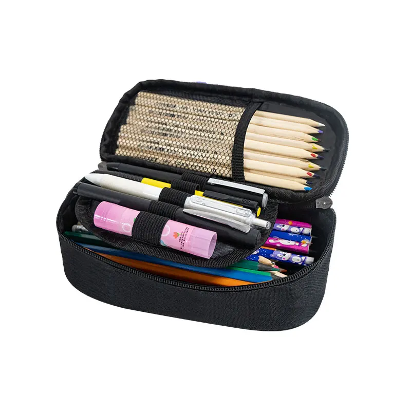 Galaxy Starry Night Sky custodie per cosmetici Star Moon Pencil Holder ragazzi ragazze materiale scolastico custodia universale Wolf Bag custodie