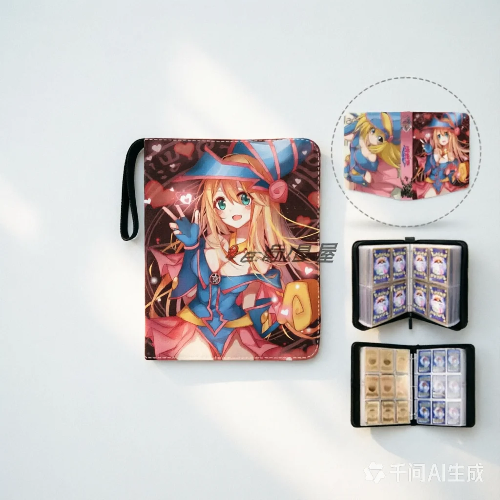 Альбом для карт на 400/900 штук, аниме, Yu-Gi-Oh, для коллекционных игровых карт, с застежкой-молнией, подарок для детей