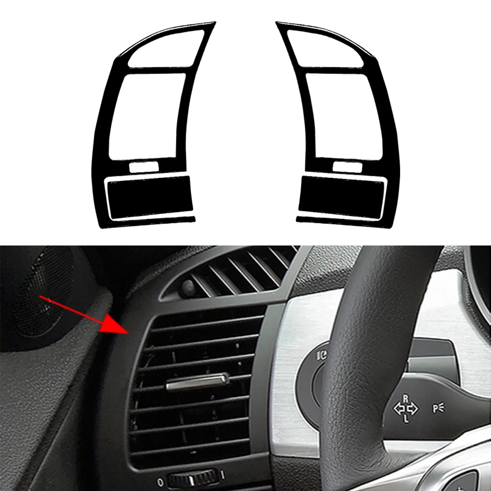 For BMW Z4 E85 E86 03-08 Piano Black Gear Shift Air Outlet Window Lift Dashboard Steering Wheel Pnael Suit Car Interior Sticker view 3