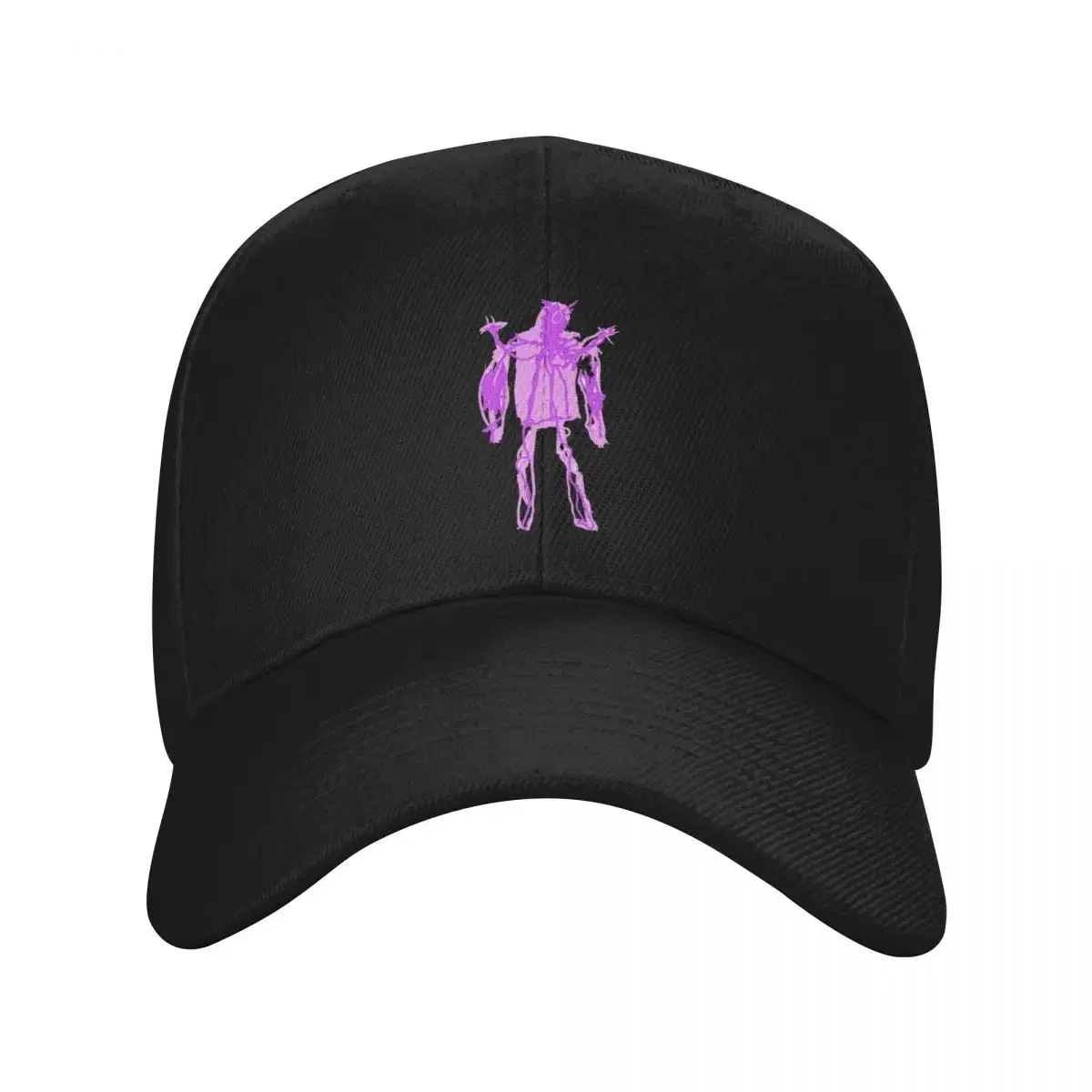 Purple Destroyer Robot Baseball Cap Icon Fishing Cap Snapback Cap Custom Mens Women's