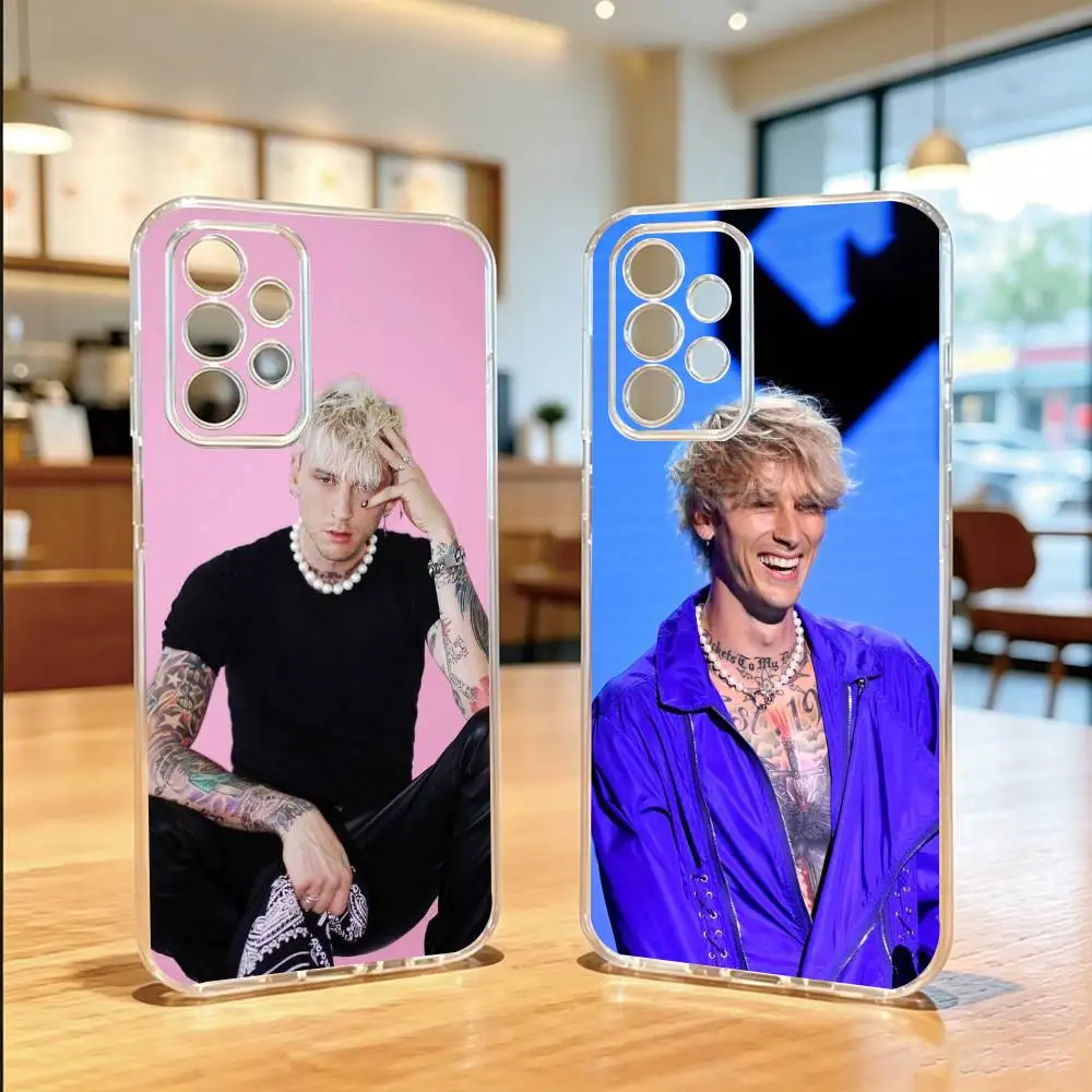 M-MGK L-Lost A-Americana Cool  Phone Case Transparent Silicone Soft For Samsung S25,S24,S21,S22,S23,S30,Ultra,S20,Plus,Fe