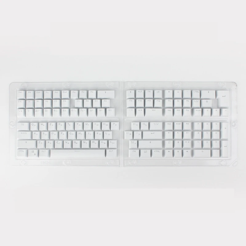 Russian Keycaps for Mechanical Keyboards with 108/104/87/64 Layout