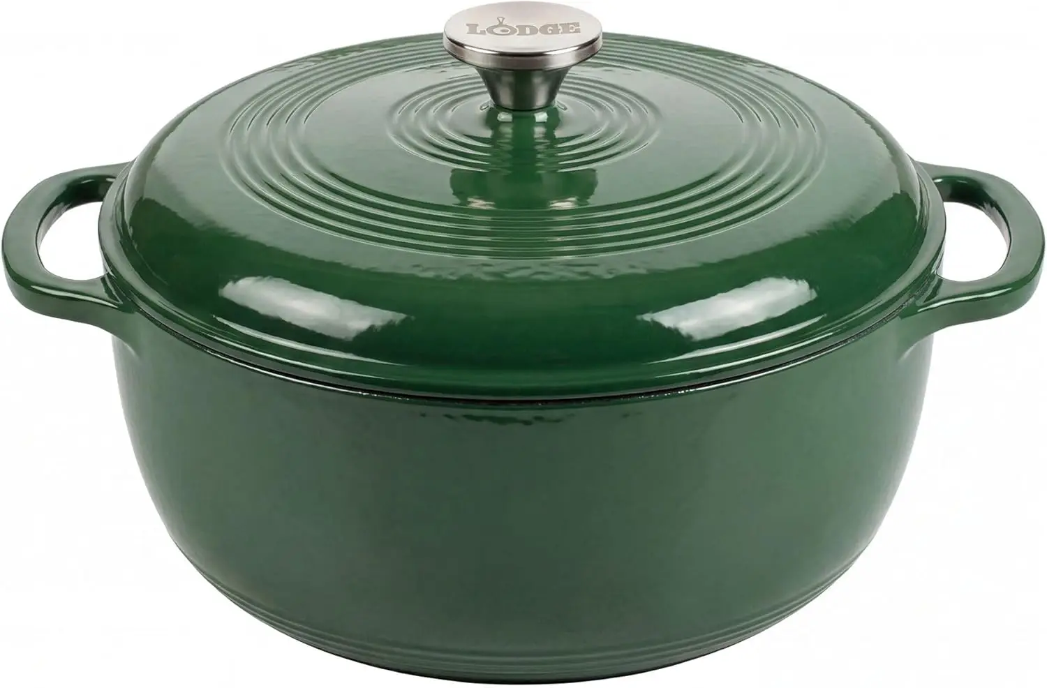 

Essential Enamel Cast Iron Dutch Oven 6 Quarts - Perfect for Bread Baking, Braising, Marinating & Slow Cooking, Features Moistur