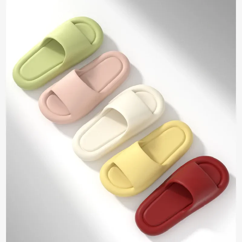 

Men's Women's Soft Slippers Light Non-Slip EVA Sandals Beach Flip Flops Thick Sole Indoor Outdoor Quick Drying Bathroom Shoes