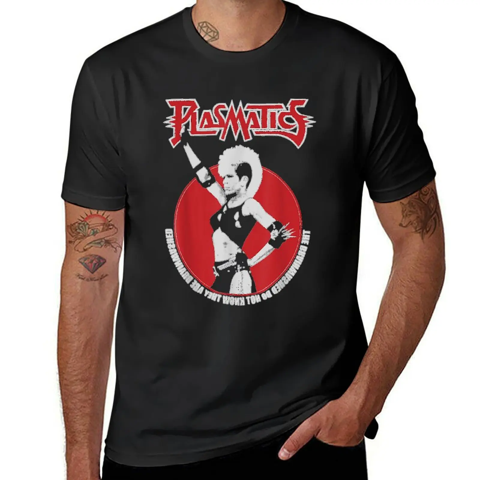 Heavy-Metal Plasmatics-Rock T-Shirt sports fans new edition blacks men t shirt