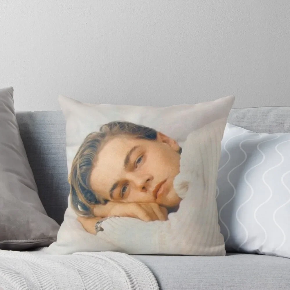 Leonardo Dicaprio Throw Pillow Embroidered Cushion Cover Christmas Throw Pillows Covers autumn decoration luxury decor