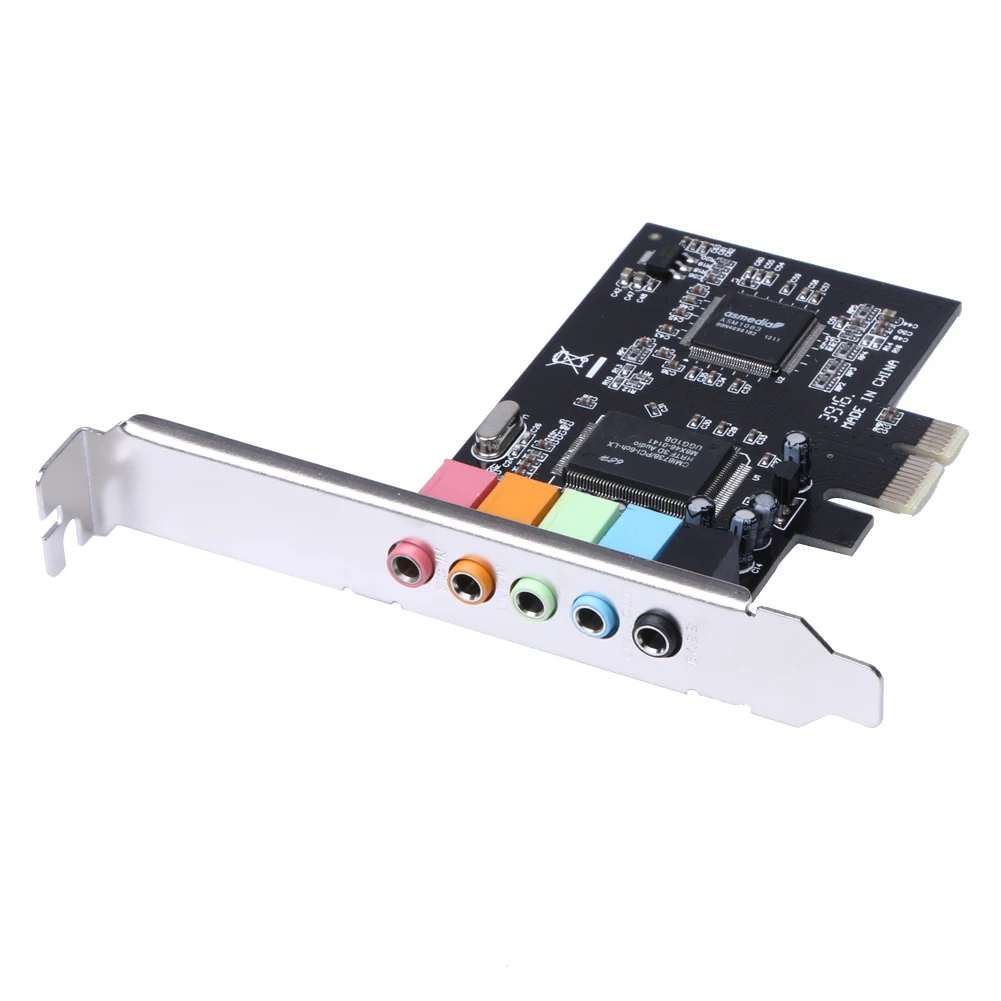 PCI Express x1 PCI-E 5.1ch CMI8738 Chipset Audio Digital Sound Card