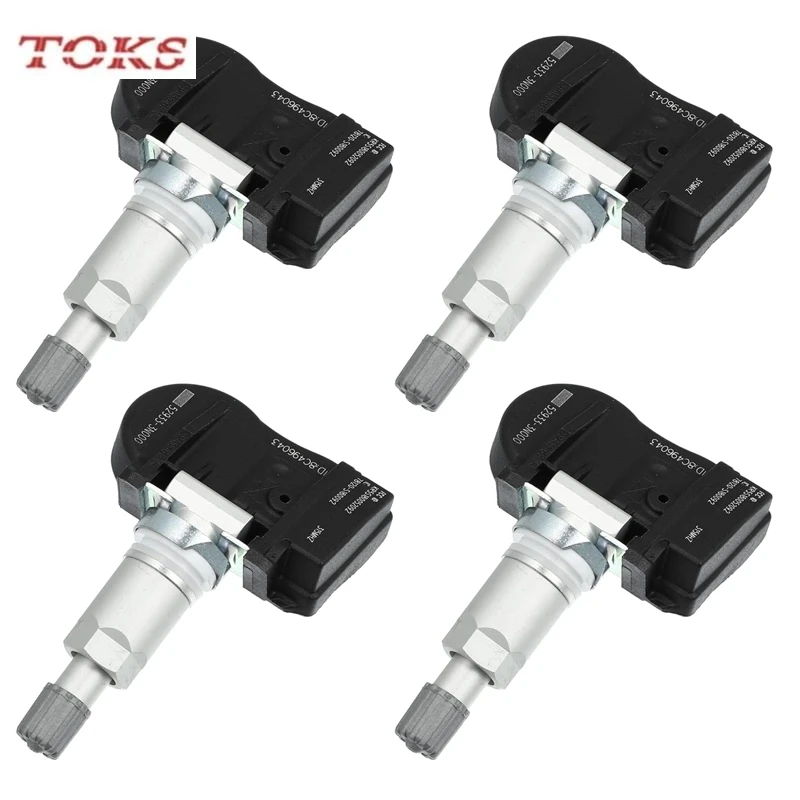 

Комплект из 4 датчиков системы контроля давления в шинах (TPMS) 52933-3N000 для HYUNDAI ACCENT 2012-2017, ELANTRA 2011-2014, KIA OPTIMA, FORTE, 315 МГц