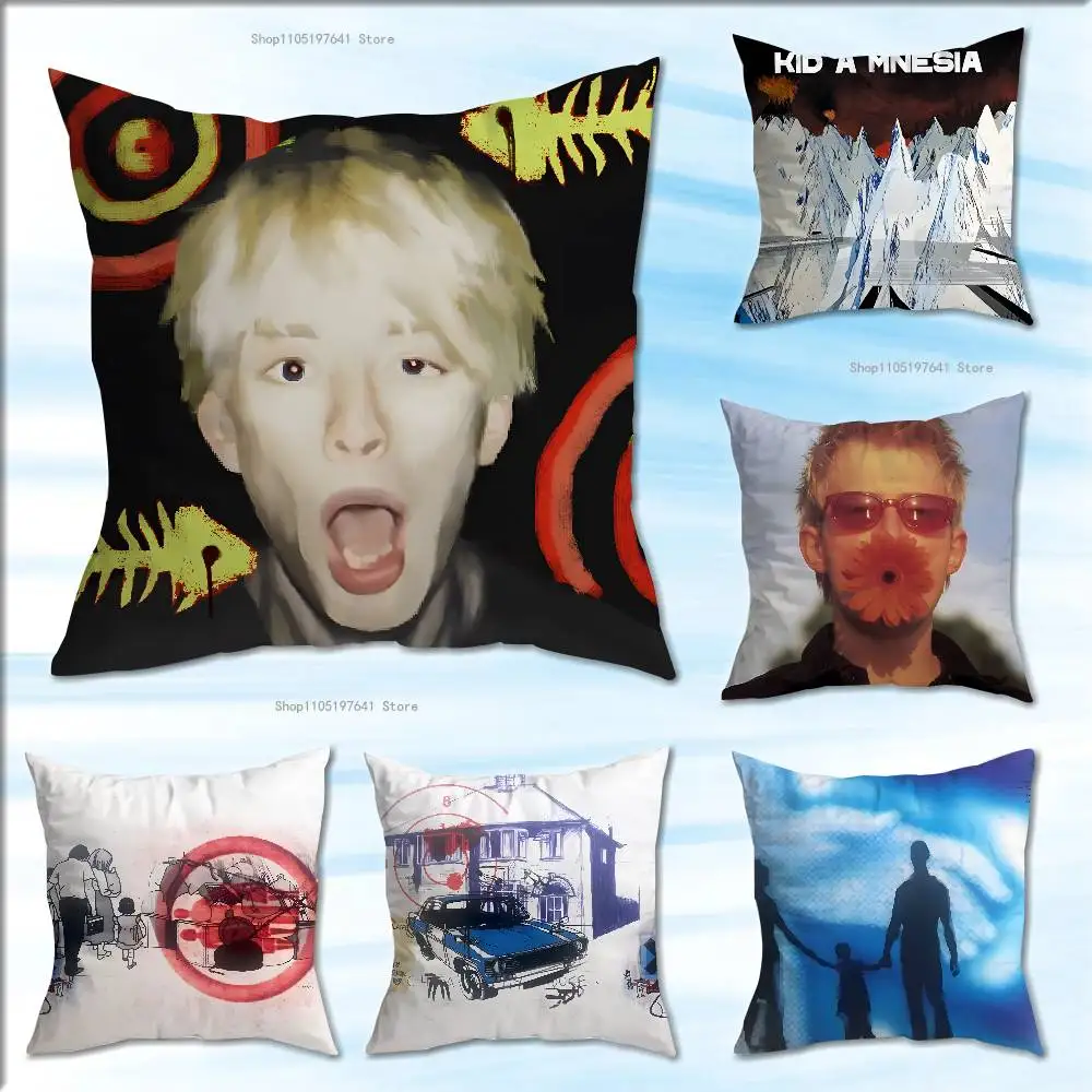 

R-Radioheads T-Thom Y-Yorkes Anime Celebrity Merchandise All-Match Printed Pillow Case Sofa Car Office Room Decoration Protector