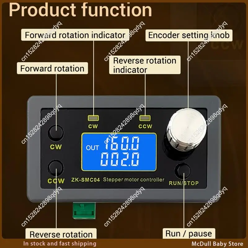 

ABJA-SMC04 Drive Integrated Angle Pulse Speed 42 57 Stepper Motor Forward And Reverse