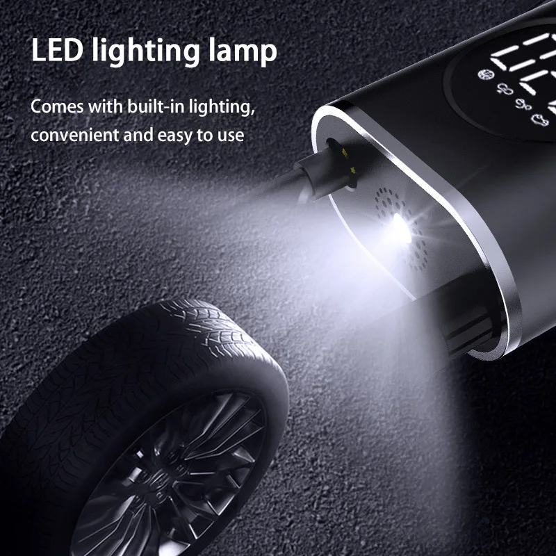 Xiaomi البسيطة ذاتية الدفع الكهربائية منفاخ لإطارات السيارة مضخة الغاز شحن السيارات ذات الاستخدام المزدوج نافخة للسيارات الدراجات النارية كرات