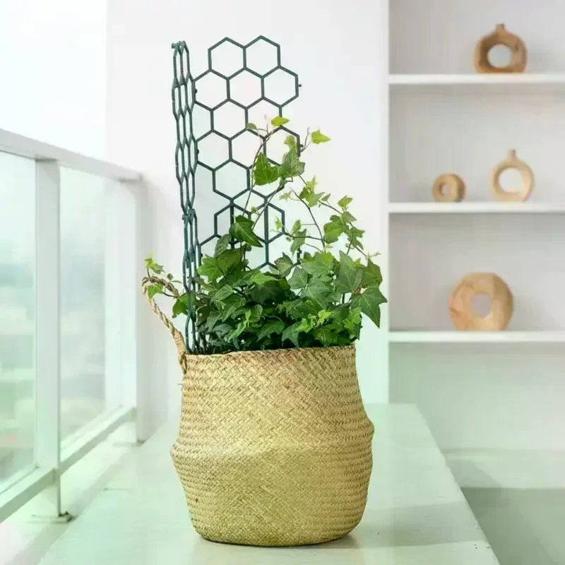 Garden Trellis Set 1 5Pcs Honeycomb Plastic Support For Potted Vine Plants Suitable For Indoor And Outdoor Use