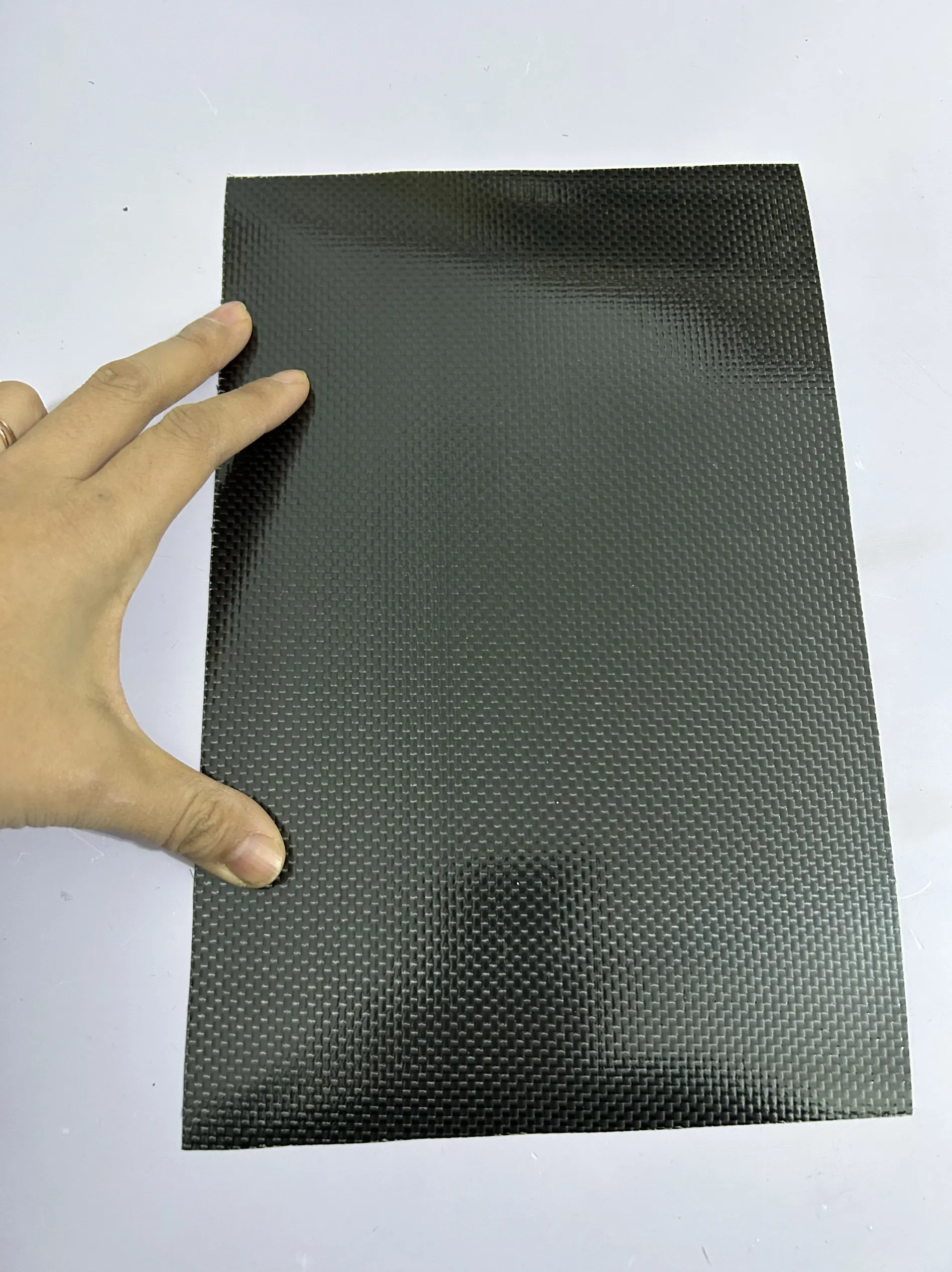 Placa inferior para raqueta de tenis de mesa, fibra de carbono ALC, carbono aromático amarillo, fibra de carbono 3K DIY de 0,3 mm, 28*17 ㎝