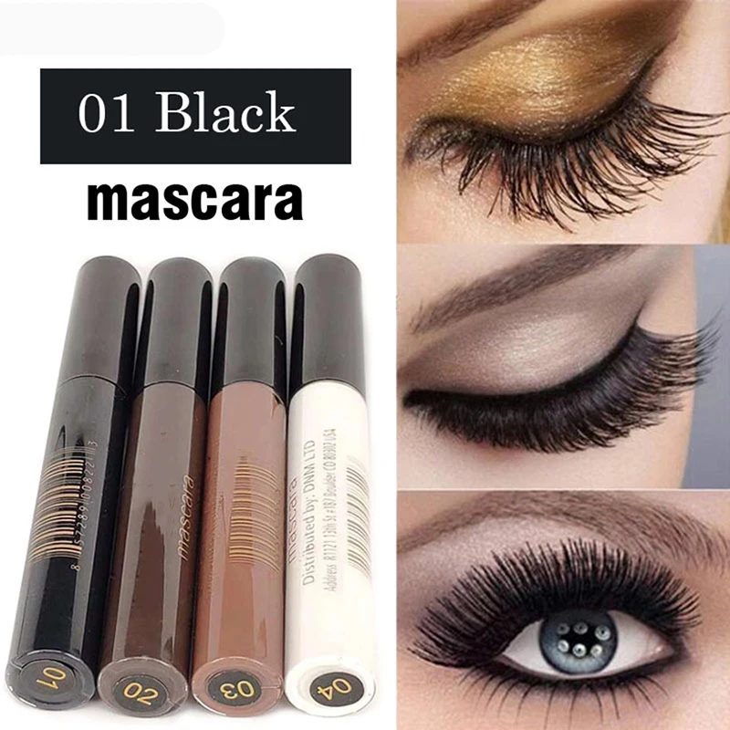 Nhiều Màu Sắc Mascara 4 Màu Mascara Kẻ Mắt Quyến Rũ Longlasting Mascara Uốn Mắt Mi Nối Dài Cho Lông Mi Mắt Dụng Cụ Trang Điểm