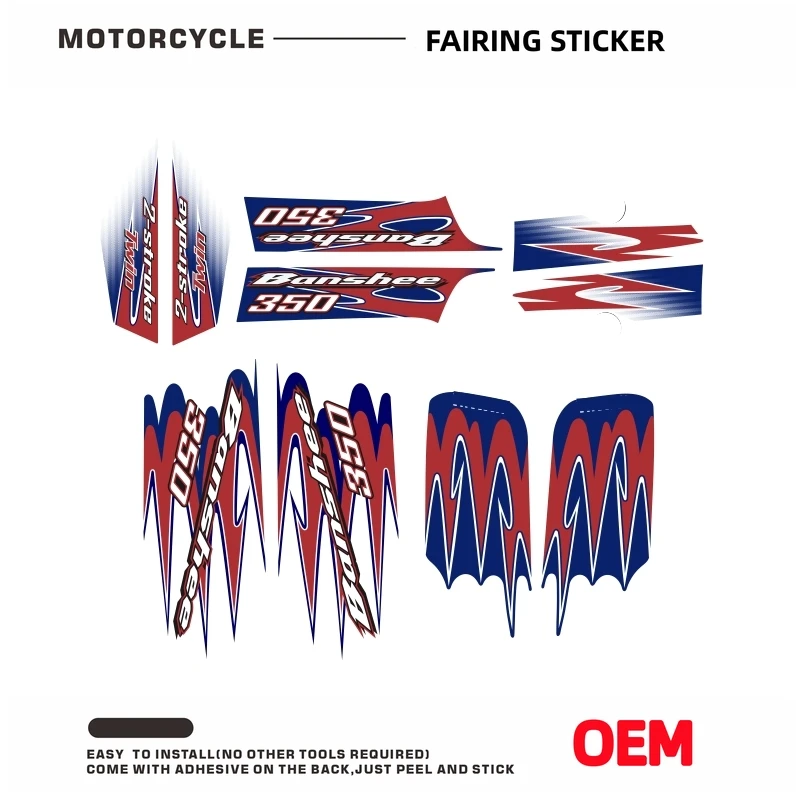 fit for Ultra Rare  yamaha Banshee 350 2009 full Graphics Decals