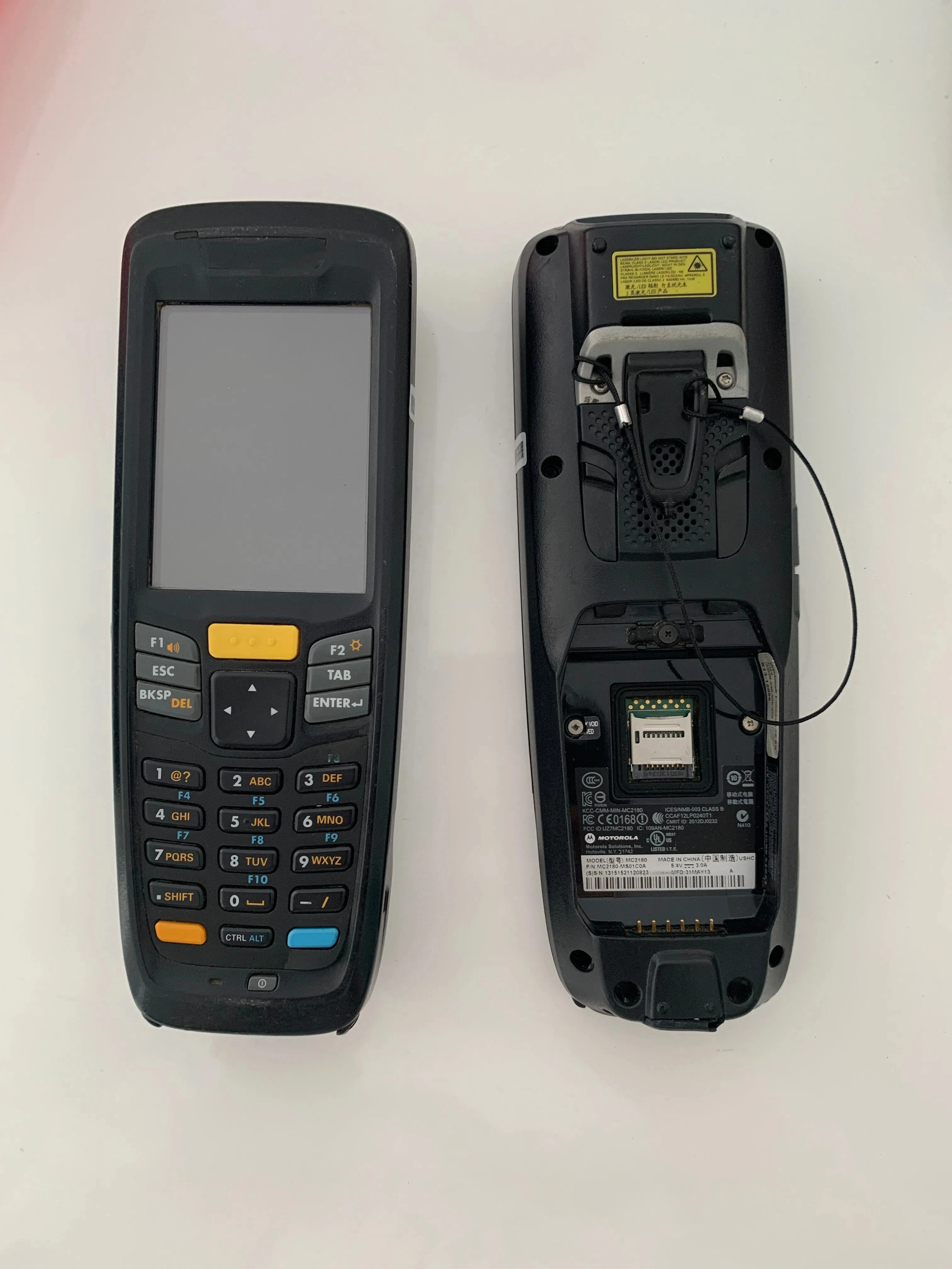 MC2180-MS01E0A КПК с 1D лазером, 27-клавишным сканером штрих-кода, используемым с аккумулятором Windows CE 6.0 для складских и логистических операций