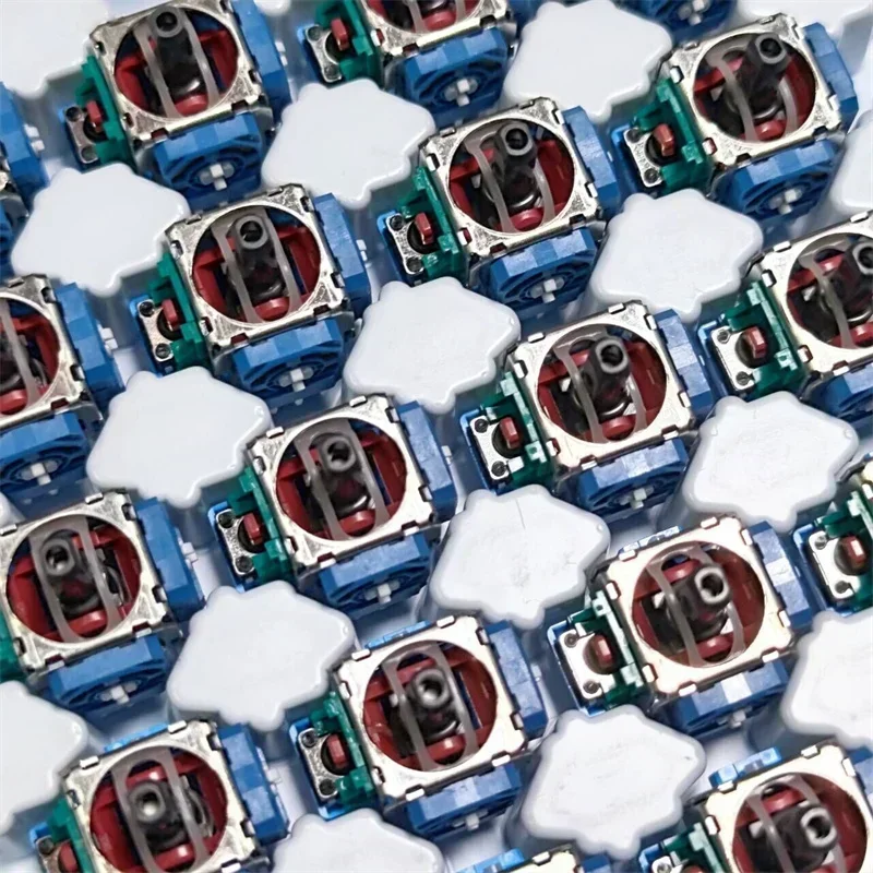 30 قطعة/الوحدة الأصلي الجديد ثلاثية الأبعاد عصا التحكم التناظرية قبضة عصا الاستشعار وحدة 2.3K الأزرق الجهد لسوني PS5 Dualsense غمبد