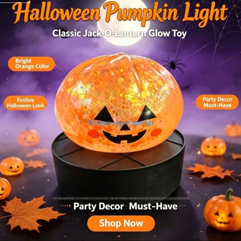 090B Halloween Dumpling Stress Relief Squeeze Ball Toy for Quiet Desk Activity Use