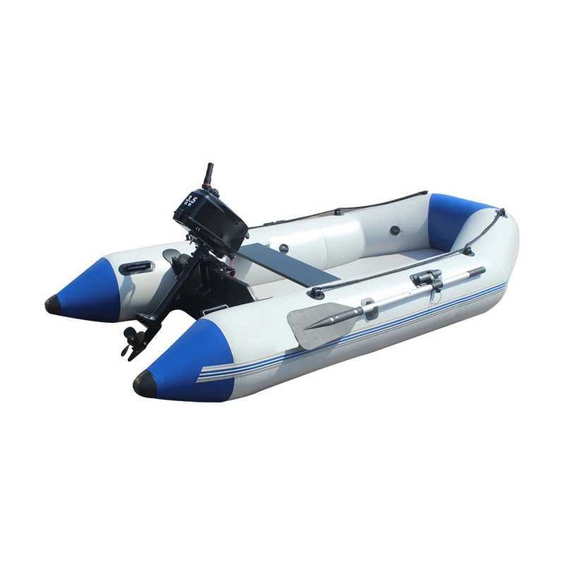 PVC Inflatable Dinghy Boat Aluminum Floor High Durability Multi-scene Vessel For Rowing Rescue Sea Lake Fishing