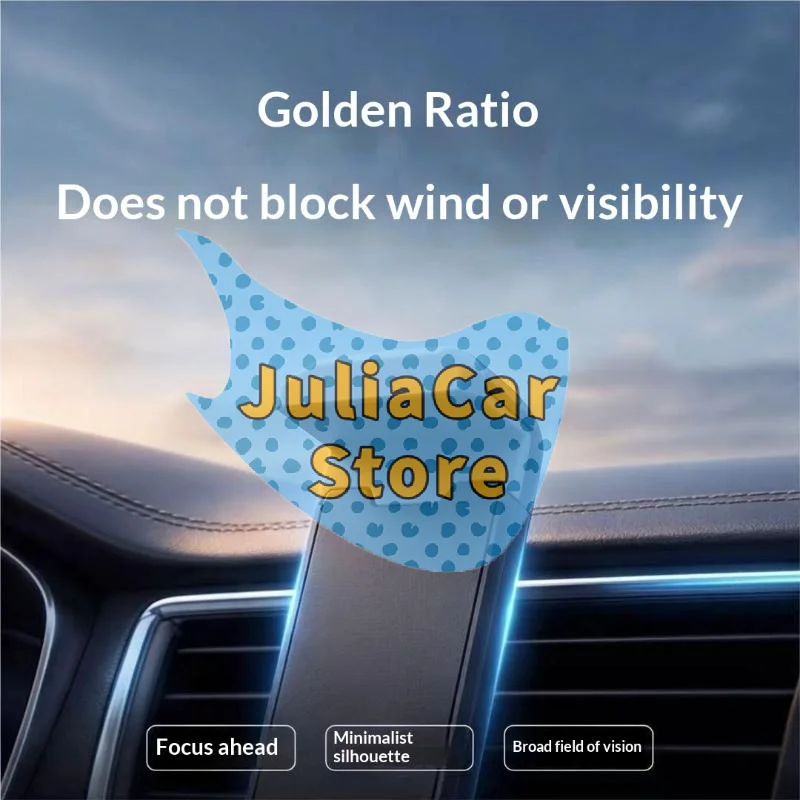 High qualityUniversal Car Phone Holder Eco-friendly ABS Air Vent Mount Clip Durable Car Phone Stand for Daily Commute Driving